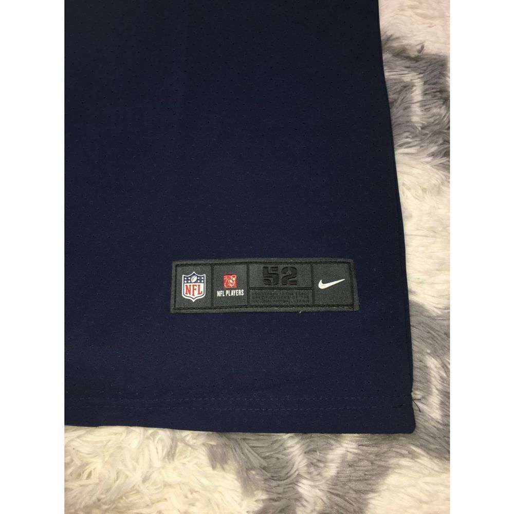 Chicago Bears Khalil Mack Nike Navy Vapor Elite Jersey Size 52 Used - Picture 8 of 8